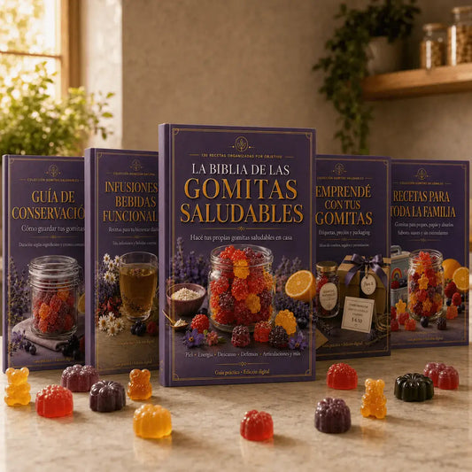 La Biblia de las Gomitas Saludables: +130 Recetas por Objetivo + 4 Bonos de Regalo 🎁