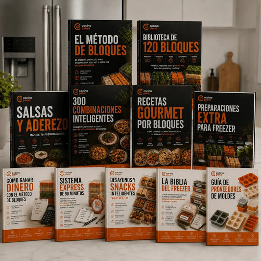 Combo Bloques Inteligentes 6x1: Sistema Completo de Cocina por Bloques + 4 bonos de regalo 🎁