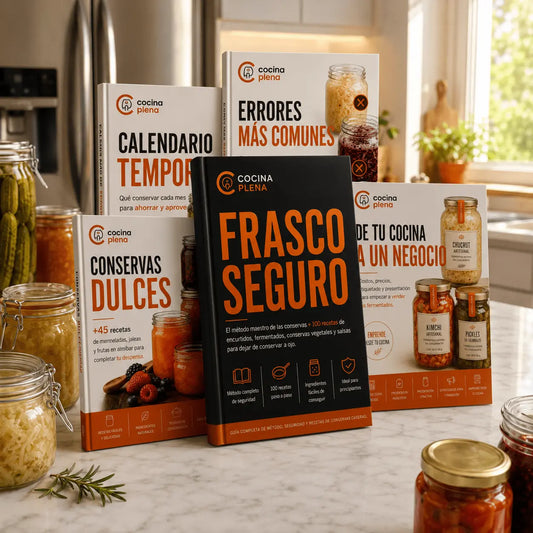 Sistema Maestro de Conservas: +100 Recetas de Conservas para Dejar de Improvisar + 4 bonos de regalo 🎁